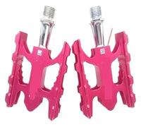 Pedali per biciclette, K3 Aluminum Alloy Bicycle Platform Pedals DU Bearings Multicolor 10.8x6.2cm Pack Of 2(Rose)