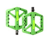 Pedali per biciclette, Nylon Bicycle Platform Pedals With Sealed DU Bearings Multicolor(Green)