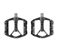 pedali per biciclette, Pedali piatti for bicicletta da montagna 9/16'' con 3 cuscinetti sigillati ciclismo piattaforma larga in lega di alluminio leggera for BMX/MTB -Universale 285g