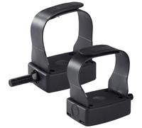 Pedali per cyclette - 9/16" e 1/2" universali magnetici Spin Bike e bici reclinate con cinghie, pedali fissi per bicicletta da interno per biciclette orizzontali, in polipropilene resistente, PVC e