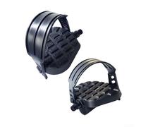 Pedali per cyclette con cinghia regolabile con design antiscivolo che supportano comfort e stabilità per bici da interno filettate da 9/16" e 1/2" (1/2)