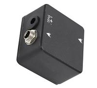 Pedali per effetti, mini pedale per effetti per chitarra jack da 1/4 di pollice portatile nero per suonare