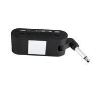 Pedali Per Effetti Per Chitarra Amplificatore Per Cuffie Per Chitarra Portatile Con 14 Effetti Incorporati E 28 Ritmi Di Batteria(Black2)