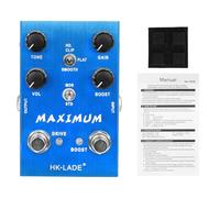 Pedali per effetti per chitarra elettrica di ricambio Overload Overdrive Effector DC9V Overdrive Dispositivo per effetti a pedale effetto chitarra