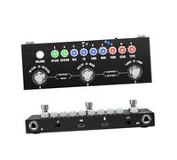 Pedali Per Effetti Per Chitarra Il Versatile Pedale Effetti Per Chitarra Acustica/basso Viene Fornito Con Accessori Colorati(Black)