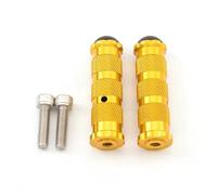 Pedali Per Moto Per Poggiapiedi Universali In Alluminio CNC Da 8 Mm Per Corsa, Pedane, Per Motociclette(Gold)