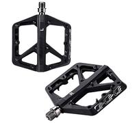 Pedali per mountain bike antiscivolo con ampia piattaforma in nylon pedali per biciclette con cuscinetto sigillato da 9/16 pollici, adatti per ciclismo su strada bici antiscivolo
