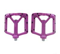 Pedali per mountain bike compatibili senza sforzo con due cuscinetti Fluid Motion on Rides (puple)