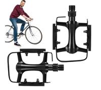 Pedali per mountain bike, confezione da 2 pedali piatti per bicicletta, accessori da ciclismo, piastra leggera da 9/16 pollici, pedane per bici da strada, città, touring, bici pieghevoli