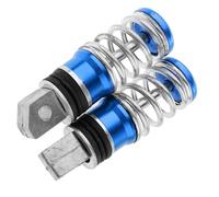 Pedali Per Pedane Passeggero Posteriori Per Moto, In Alluminio, Con Molla Posteriore, 113x31 Mm, Accessori Pedali Poggiapiedi Per Pedale Moto(Blue)