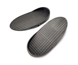 Pedali per vogatore, in plastica antiscivolo, per la maggior parte dei vogatori, 30 x 13,5 cm, colore: nero/grigio, 360 g/coppia