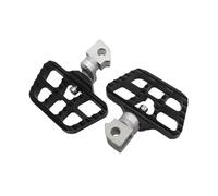 Pedali Per Vulcan 650 2015-2019 2020 2021 Pedane Anteriori Regolabili Girevoli Poggiapiedi Imbottitura Per Pilota(Argento nero)