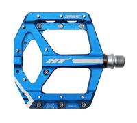 Pedali Piattaforma Flat MTB In Alluminio ANS10 Blu Reale