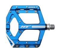 Pedali Piattaforma Flat MTB In Alluminio ANS10 Blu Reale