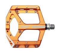 Pedali Piattaforma Flat MTB In Alluminio ANS10 HT Arancione