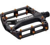 Pedali Piattaforma MTB Neri CrMo Nero/Oro