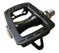 Pedali piattaforma piatta per bicicletta MKS GR-9 argento o nero ciclismo...