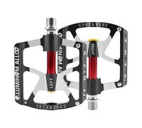 Pedali piatti ciclismo triplo cuscinetto design lega di alluminio per tutti i te