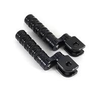 Pedali pieghevole Compatibile Con Per Z1000 2010-2019 Per Z1000R 2017-2019 Per ZX-6R 2003-2016 Pedane Regolabili Per Moto Pedali Pedane Anteriori(Type 2 Black)