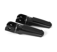 pedali pieghevoli Per Triumph Per BONNEVILLE T100 T120 Per Bobber Per Daytona 675 Per Speet Speed Triple Per Thruxton 1200 Tiger Sport Pedane Anteriori Moto(Black)