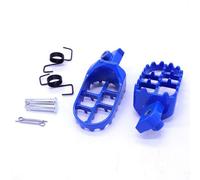 Pedali poggiapiedi in alluminio CNC blu per poggiapiedi Yamaha PW80 Pit