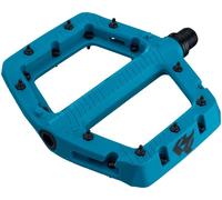 Pedali Race Face Chester Platform MTB Per Mountain Bike Turchese Grande