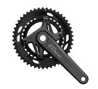 Shimano CUES FC-U6030-2 - Guarnitore, 172,5 mm, colore: Nero