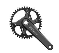 Shimano Cues Fc-u6040-1 9/10/11s Crankset Argento 175 mm / 42t Black
