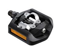 Pedali Shimano PD-T421 Click'R Dual Function Nero per Trekking con Tacchette
