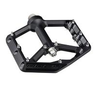 Pedali Spank Spoon Oozy - Piattaforma, Alluminio, 9/16", Larghezza 100mm, Nero