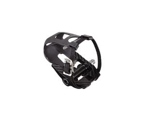 Pedali SPD/FLAT Exustar E-PS816-C8 Indoor Spinbike in Alluminio 98x115mm Nero