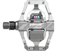 Pedali clipless time speciale 10 large alluminio grezzo argento