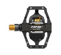 Pedali TIME Speciale 12 Large Axe Titane Noir/Or + Cales ATAC 13°/17° B1 Noir