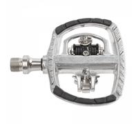 Pedaliera a doppia funzione M-Wave SPD Shimano Argento
