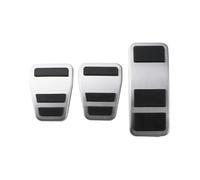 Pedaliera Auto Freni Per Ford Per Fiesta Per MK8 Per Ecosport Per Puma 2019 2020 2021 2022 2023 Pedali Copri Pedale Del Freno Dell'acceleratore Acciaio Inossidabile(3Pcs MT)