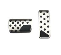 Pedaliera Auto Freni Per Jeep Per Grand Per Cherokee 2014 2015 2016 2017-2020 Interni Auto Acceleratore Freno Pedale Poggiapiedi Copertura Senza Foratura Accessori(2014-2020 Silver)