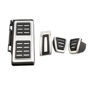 Pedaliera Auto Per GOLF 7 8 Per GTi MK7 Per Lamando POLO A05 Per Passat B8 2014+ Copertura Pedale In Acciaio Inossidabile Copri Pedali Auto(MT with rest)