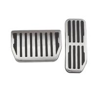 Pedaliera Auto Per Jaguar XE XF Per Range Per Rover Per Velar 2016-2019 LHD Pedale Poggiapiedi Auto In Acciaio Inossidabile AT Copri Pedali Copri Pedali Auto(AT)