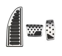 Pedaliera Auto per Jeep per Compass MP 2017 2018 2019 2020 2021 2022 2023 Freno A Gas in Acciaio Inox Antiscivolo Poggiapiedi Copripedale AT MT Pedali Acceleratore Freno(3pcs)