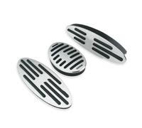 Pedaliera Auto Per MINI Per Cooper Per Countryman Accessori F60 R60 Per Clubman F54 R55 Per One R50 R53 R61 F55 F56 Cambio Automatico Auto Poggiapiedi Copertura Pedale Copri Pedali Auto(3PCS Grey Jack