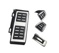 Pedaliera Auto Per Skoda Per Rapid Per Octavia MK3 5E 5F Per A7 2014+ Copripedale In Acciaio Inossidabile Set di pedali(MT With Rest Pedal)