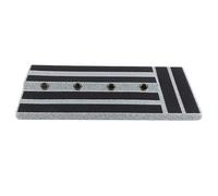 Pedaliera Effetti per Chitarra in PE, 50 cm, Accessorio per Chitarra con Chiusura Hook and Loop - Ampia Capacità Sotto Pedaliera, Leggera e Facile da Installare, Perfetta per Liv (Marmo Nero)