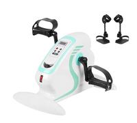 Pedaliera elettrica, cyclette automatica for gambe con 12 velocità, cyclette portatile con doppio supporto, display LCD, for allenamento in palestra a casa e in ufficio