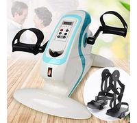 Pedaliera elettrica, cyclette for uso domestico for anziani, trainer riabilitativo con supporto di protezione for le gambe for il recupero di mani, braccia, gambe e ginocchia degli anziani