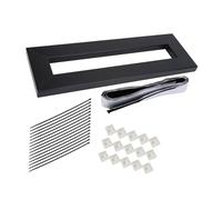 Pedaliera in lega di alluminio leggera di piccole dimensioni con angoli arrotondati per un montaggio sicuro dei musicisti utilizzano la tavola degli organizzatori del pedale di effetto