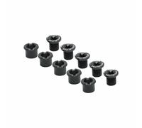 Pedaliera Intravis in alluminio nero compatibile con doppie corone a 5 bracci (s