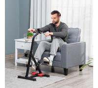 Pedaliera per Braccia e Gambe con Schermo LCD, Altezza e Resistenza Regolabile, 56x44-56x75-97 cm