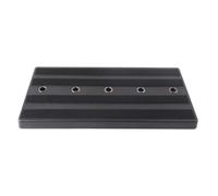 Pedaliera Per Chitarra Con Gestione Dei Cavi E Alimentatore Materiale PE Dura Leggera Portatile Per Concerti E Adatta A Chitarristi Con Dimensioni 50 * 25 * 6 Cm