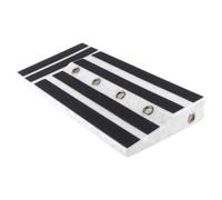 Pedaliera per effetti di lunga durata con base antiscivolo Facile installazione Chitarra per chitarra dal vivo compatta leggera con Power Hide integrata Piattaforma effetti professionali