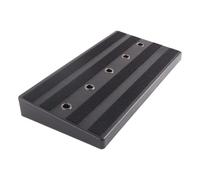 Pedaliera per effetti di lunga durata con base antiscivolo Facile installazione Chitarra per chitarra dal vivo compatta leggera con Power Hide integrata Piattaforma effetti professionali